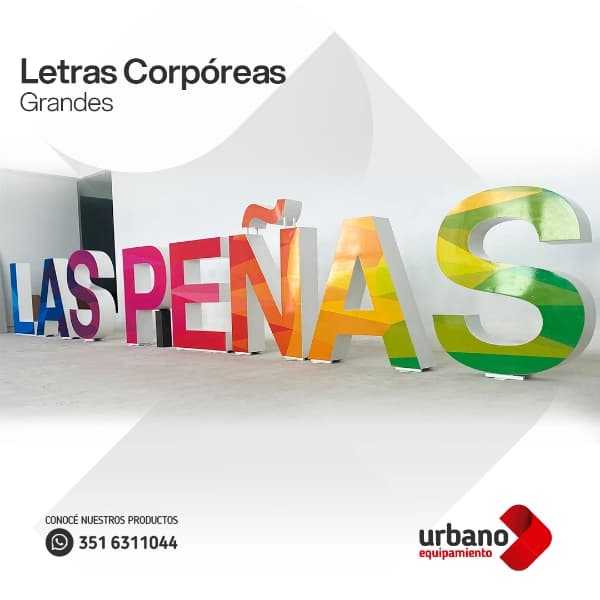 Letras Corpóreas grandes - Imagen 1