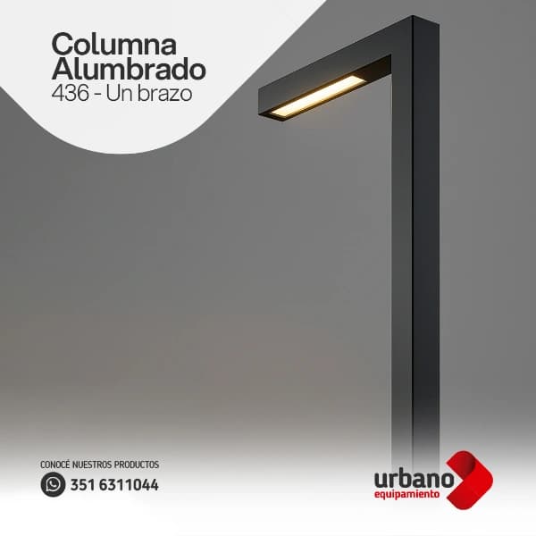 Columna de Alumbrado 435 – UN BRAZO - Imagen 1